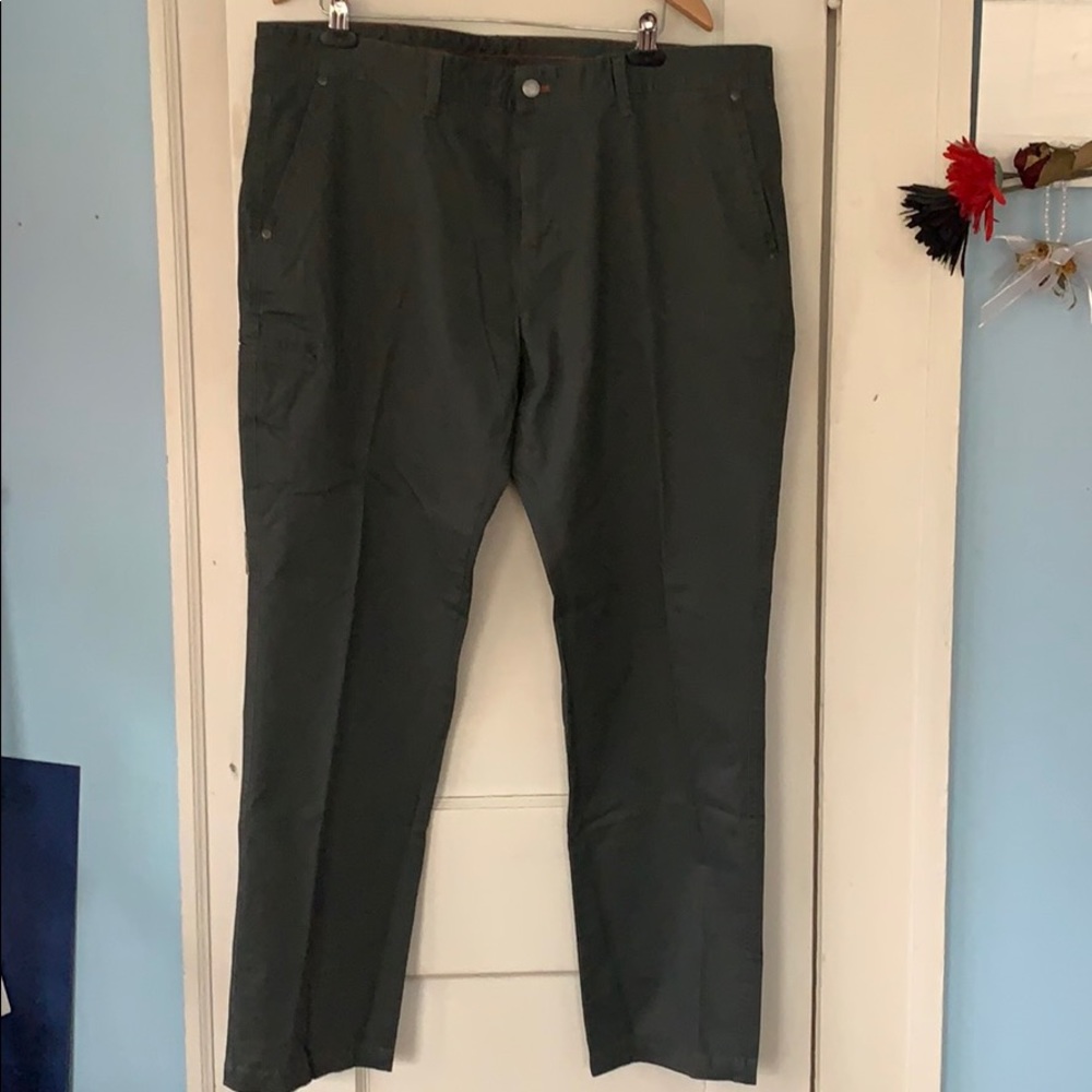 Weatherproof green casual pants men’s 40x32